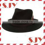 Men's Crushable Felt Vintage Outback Fedora Hat thumbnail-2