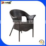 ZT-1101C aluminum poly rattan garden chair