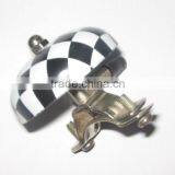 Bike Bell Chess Board , Black and Light Silver by Biria thumbnail-1