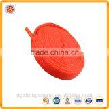 2016 Double Layer Cotton Material Pure Color Flat Shoelaces With Transparent Plastic Tips thumbnail-6