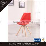 Cheap Plastic Furniture Design Wooden Leg Dinning Room Chair thumbnail-4