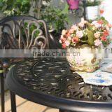 2016 Hot Selling All Weather Elegant Modern Patio Cast Aluminum Outdoor Table With Cushion thumbnail-6