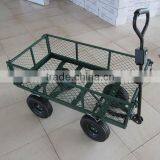 Heavy Duty Four Wheel Garden Trolley / Utility Mesh Cart thumbnail-5
