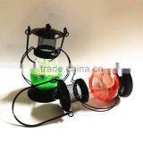 Wholesale High Quality and Aladdin Lamp Design as Wedding Decoration's Metal Lantern With Jelly Candle thumbnail-5