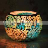 Glass Mosaic Candle Holder Passed CE,CQC and ROHS thumbnail-4