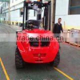 10 Ton Rough Terrain Forklift Truck CPCY100 With Fork Posinioner thumbnail-5