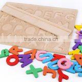 High Quality Wood Toy Alphabet Learning Puzzle for Preschool Children thumbnail-4