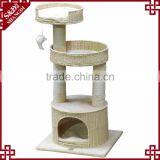 Factory Supply Handcraft Tall Cat House With Toy Wholesale Cat Trees thumbnail-5
