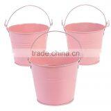 Pastel Pink Tinplate Pails thumbnail-1