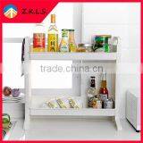 Multifunctional Plastic PP Kitchen Storage Rack Shelf Shelves thumbnail-1