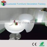 Rechargeable Battery Operated Illuminated Round Led Tea/coffee/cocktail Table thumbnail-2