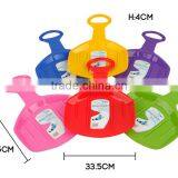 Winter Essentials Round Solo Mini Sliding Sledge Plastic Snow Glider thumbnail-2