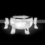 LED Light Tall Commercial Restaurant Bar Counter Design for Sale thumbnail-2