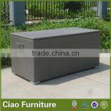 Outdoor Cushion Box Rattan Plastic Storage Box thumbnail-4