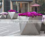 Arlau Outdoor Stainless Steel Flower Pots Square thumbnail-2