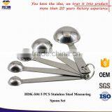 China Manufacturer Made 5 PCS Custom Stainless Steel Measuring Spoon For Sale thumbnail-2