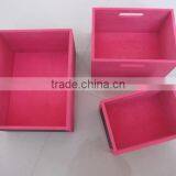 Colorful Finished Wood Boxes With Black Board thumbnail-1