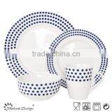 White High Quality Ceramic Porcelain Popular Design Latest Dinner Set