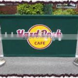 Breeze Barrier Stand with Canvas and Advertising Printing
