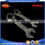 Stubby Ratchet Wrench Gear Spanner Combination Torque Chrome Vanadium Auto Repair Two Way thumbnail-5