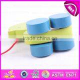 Toddler Wooden Pull Line Small Duck Toy for Kids,Indoor Eco-friendly Wooden Toddler Toy for Children W05B116 thumbnail-2