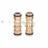 2 Way Hose Connector Thread Quick Dis-connect EU Standard Home and Gardening Watering thumbnail-1