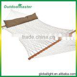 Patio Yard Portable Camping Hollow Soft Cotton Rope Hammock thumbnail-1