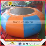 Hot sale PVC inflatable water trampoline inflatable floating island trampoline for sale