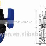 TY High Quality PP Compression Fittings MALE TRUE UNION VALVE Eco-friendly Cheap Price Full Size Factory Price List Discount thumbnail-1