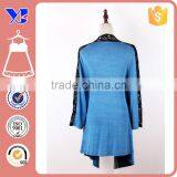 Lace Long Sleeve Open Drape Women's Basic Rayon Span Cardigan Sweater thumbnail-1