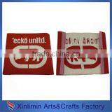 Woven Fashion Custom Organic Cotton Labels Iron on