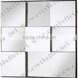 Multi Facet Wall Mirror 3D Wall Mirror Frameless Mirror thumbnail-1