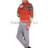 Wholesale Lastest Design Jacquard Pullover Jumpers Man Sweater thumbnail-4