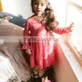 Zm35786a Beautiful Model Kids Clothing Fashion Girls Party Wedding Dresses thumbnail-3