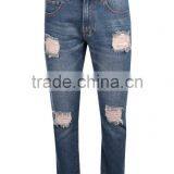 Mens Slim Fit Denim Jeans Stylish Distressed Jeans Wholesale thumbnail-3