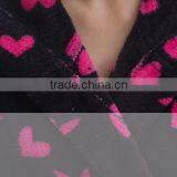 Women 100 Polyester Printed Hooded Adult Bathrobe thumbnail-4