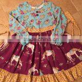 2017 Wholesale Blank Baby Clothes Summer Girl Cartoon Frock Dress Beautiful Baby Girls Dresses thumbnail-1