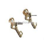 New 2016 Heavy Gold Hiphop Jewelry For for Women Earrings Wholesale thumbnail-1