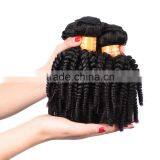 Wholesale Virgin Raw Cheap Black Indian Curly Hair Extensions thumbnail-6