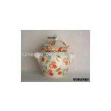 Hand-painted Ceramic Pot