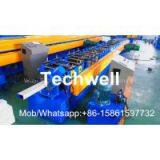 Square Downspout / Downpipe / Rainspout Roll Forming Machine For Rainwater Pipes