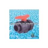 PVC Double Union ball valve/PVDF valve/PPH valve