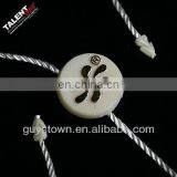 Custom Garment Hangtag Brand Name Logo String Plastic Pendent Tag