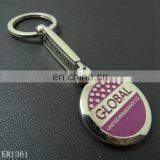 Promotional Gifts Round Shape Custom Soft Enamel Keychain thumbnail-3