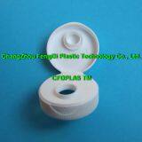 38mm White Ribbed Flip Top Caps,38-400 thumbnail-5