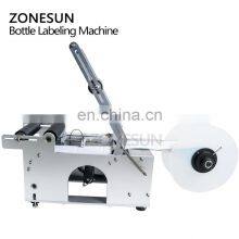 ZONESUN TB-50 Electric Sticker Glass Ampoule Vial Plastic Round Bottle Labeling Machine thumbnail-4