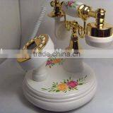 Corded Desk Antique Wooden Telephone thumbnail-1