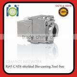 High Quality RJ45 CAT6 STP Keystone Jack