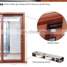 Elegant Design 3 Track Aluminum Balcony Sliding Door With Fly Screen thumbnail-5