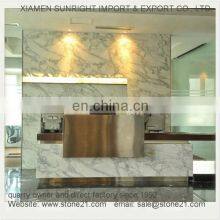 Cheap Natural Stone Tiles , Thin Slab White Carrara Marble Mosaic Tile thumbnail-4